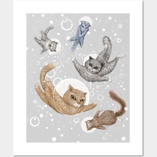 Space Cats Posters and Art